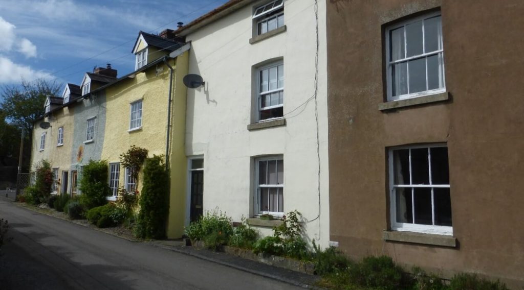 row of houses